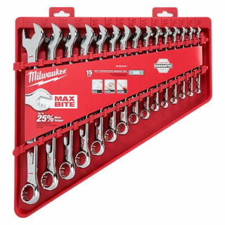 Milwaukee Electric Tool 15pc Combination Wrench Set